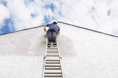 Peinture extérieure à Ochtezeele — façades et ravalement